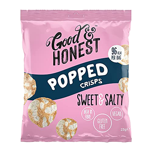 Good & Honest Popped Crisps 24x23g Sweet & Salty