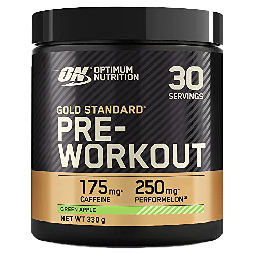 Optimum Nutrition Gold Standard Pre Workout Pulver mit grünem Apfelgeschmack, 330 g