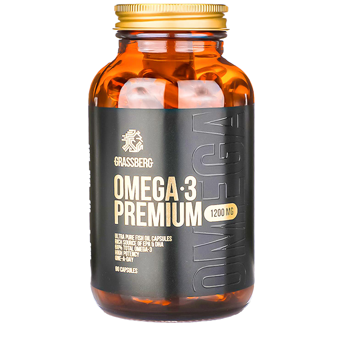 Grassberg Omega 3 Premium, 1200mg - 90 caps