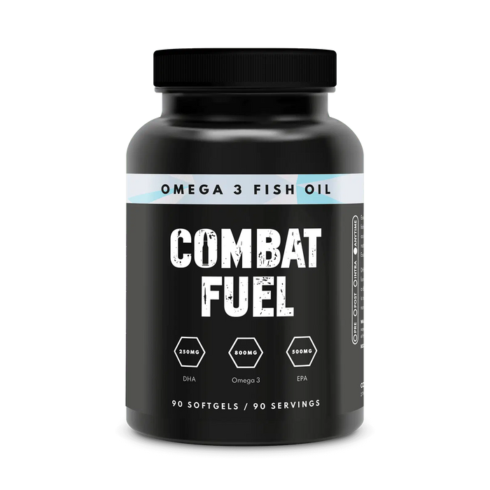 Combat Fuel Omega 3 Fish Oil 90 Softgels - Sports Nutrition at MySupplementShop by Combat Fuel