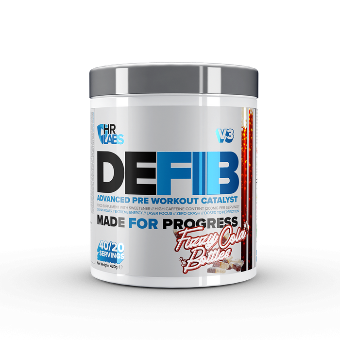 HR Labs Defib V3 420g Fizzy Cola Bottles - Supplements at MySupplementShop by HR Labs
