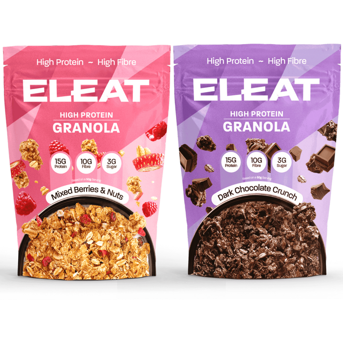 Eleat High Protein Granola â 15g Protein, Low Sugar, High Fibre Breakfast