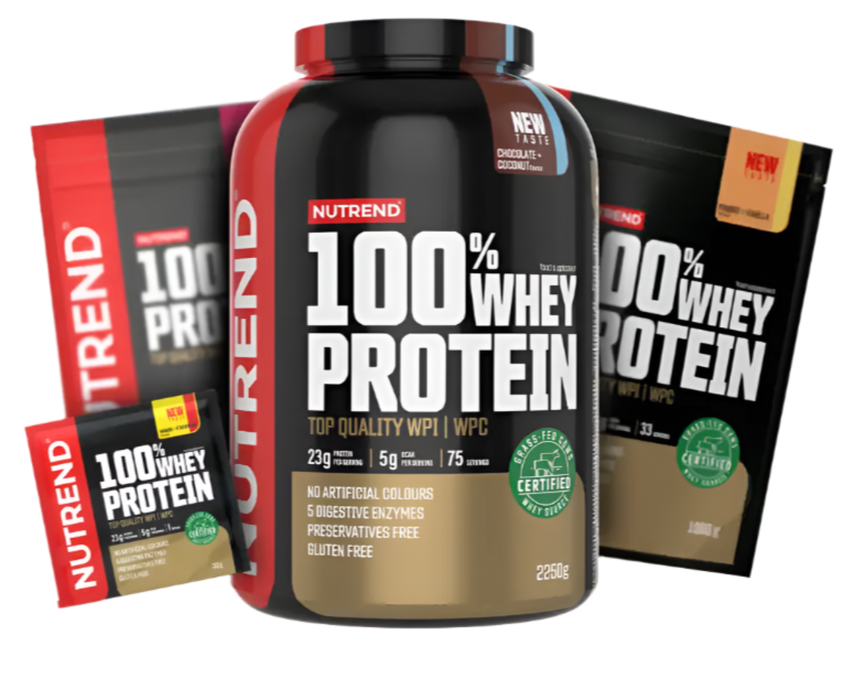 Nutrend 100% Whey Protein, Vanille - 2250 grammes