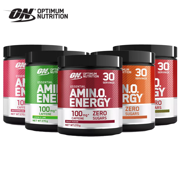 Optimum Nutrition Amino Energy Pre-Workout-Pulver, ketofreundlich, mit Beta-Alanin, Koffein, AminosÀuren und Vitamin C, 30 Portionen à 270 g