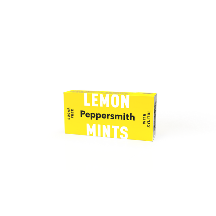 Peppersmith Mints 12x15g Lemon Mint - Health Foods at MySupplementShop by Peppersmith