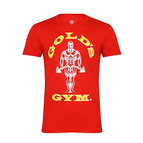 Golds Gym T-Shirt Muscle Joe Red - Small