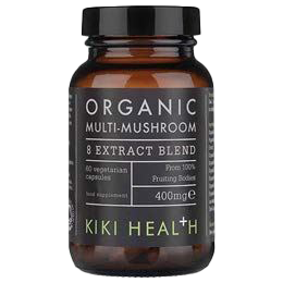 Kiki Health Organic 8 Multi-Mushroom Extract Blend 60 vegicaps