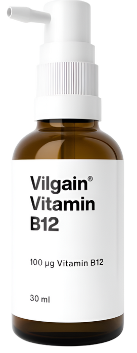 Vilgain Vitamin B12 30ml â Highly Absorbable Liquid Spray for Nervous System Support