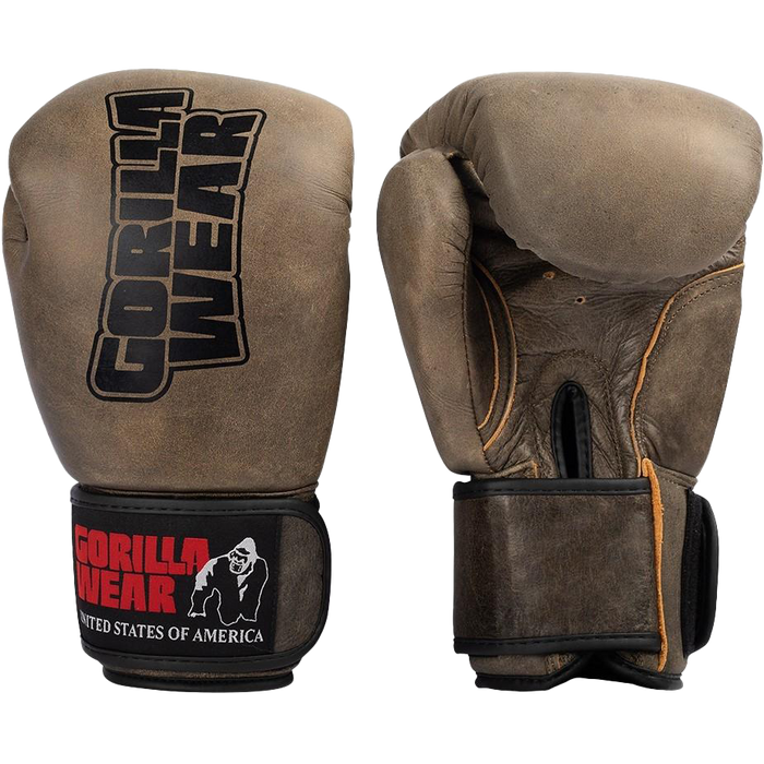 Gorilla Wear Yeso Boxing Gloves - Vintage Brown
