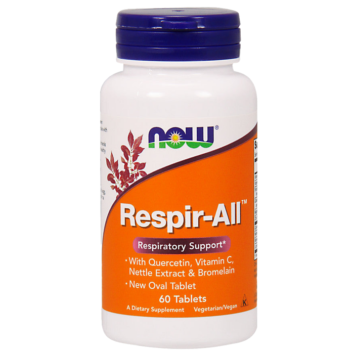NOW Foods Respir-All, Allergie â 60 Tabletten