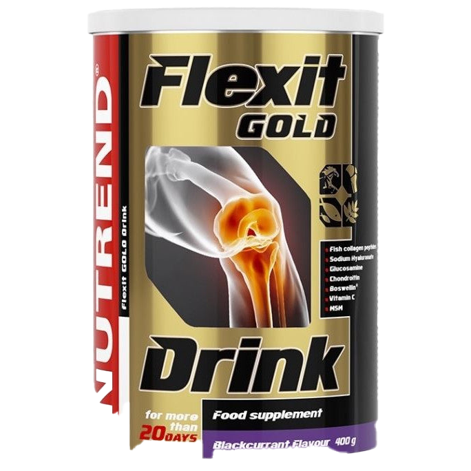 Nutrend Flexit Gold Drink, Blackcurrant - 400 grams