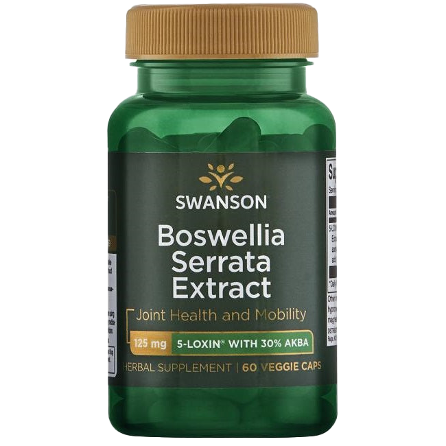 Swanson Boswellia Serrata Extract, 125mg - 60 vcaps