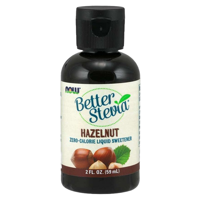 NOW Foods Better Stevia Liquid, Haselnuss â 59 ml.