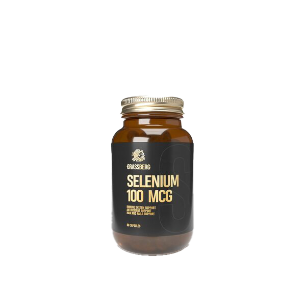 Grassberg Selenium, 100mcg - 60 caps