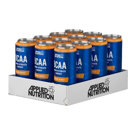 Applied Nutrition BCAA AminoHydrate + Energy Cans Orange Burst 12 x 330 ml.