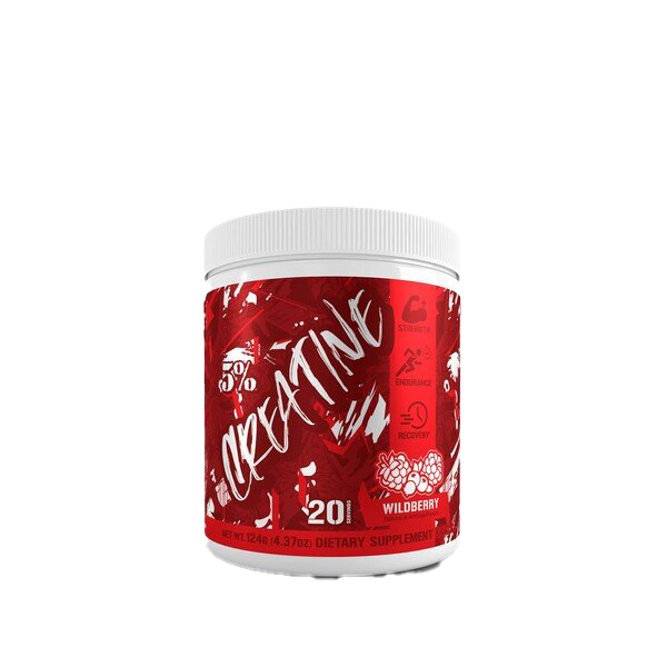 5% Nutrition Creatine - Code Red, Wildberry - 126g