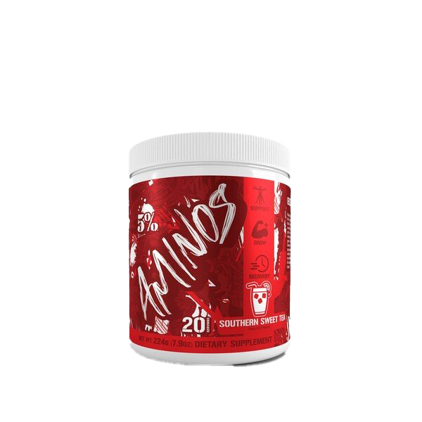 5% Nutrition Aminos - Code Red, Southern Sweet Tea - 224g