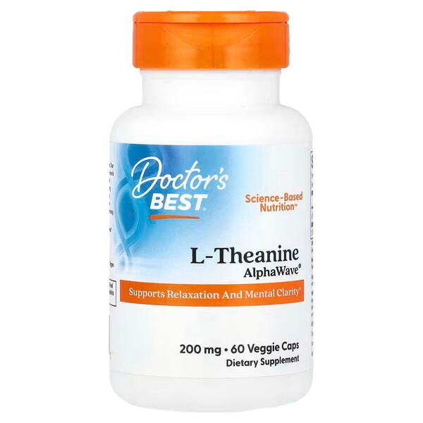 Doctor's Best L-Theanine AlphaWave - 60 vcaps