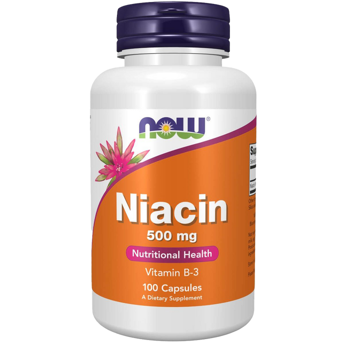 NOW Foods Niacin, 500 mg â 100 Kapseln