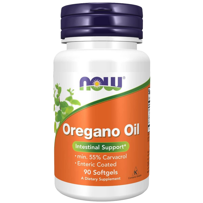 NOW Foods Oreganoöl, magensaftresistent â ââ90 Kapseln