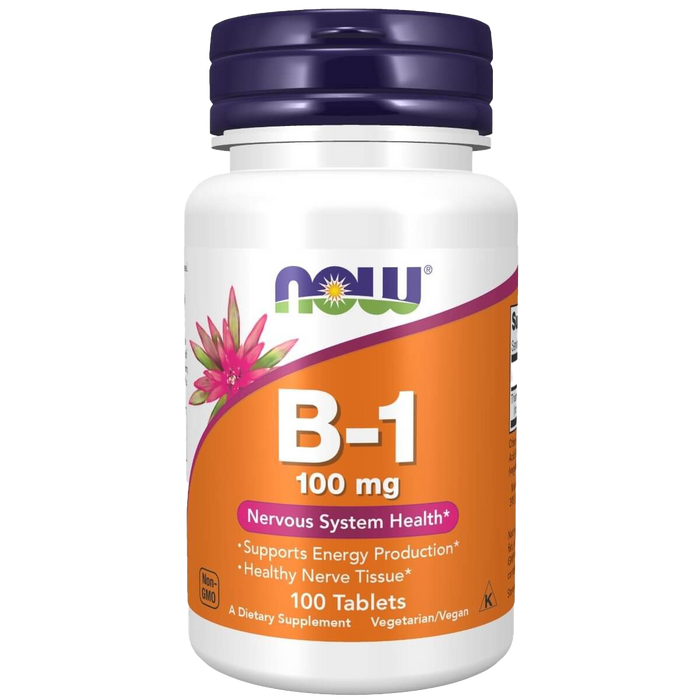 NOW Foods Vitamin B-1 Thiamin, 100 mg – 100 Tabletten