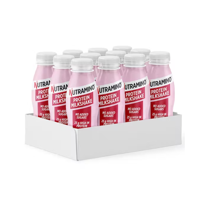 Nutramino Protein Shake 12 x 330ml - Strawberry - Sports Supplements at MySupplementShop by Nutramino