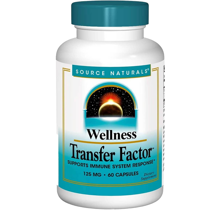 Source Naturals Facteur de transfert de bien-ĂȘtre 125 mg 60 gĂ©lules