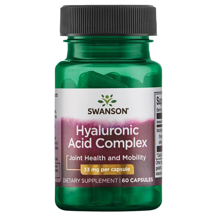 Swanson Hyaluronic Acid Complex 33mg 60 Capsules