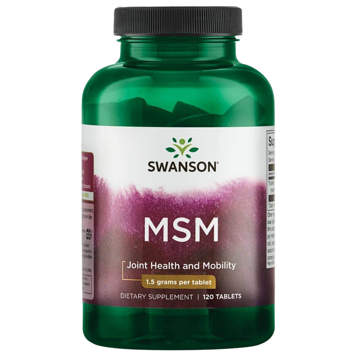 Swanson MSM Methylsulfonylmethan, 1500 mg â 120 Tabletten