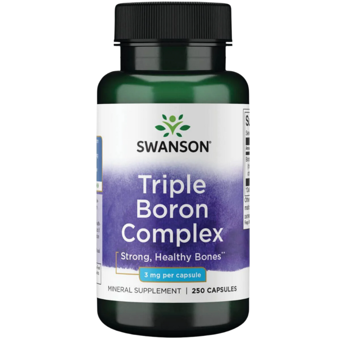 Swanson Triple Boron Complex, 3 mg â 250 Kapseln