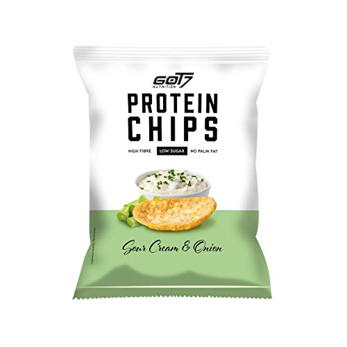 GOT7 Nutrition High Protein Chips with 40 percent Protein Sour Cream and Onion 1er Pack (1 x 300 g) - Default Title - Diet Snacks at MySupplementShop by Got7 Nutrition