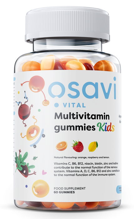 Osavi Multivitamin Gummies Kids Orange Raspberry Lemon (Sugar free) 60 gummies - Vitamins & Minerals at MySupplementShop by Osavi