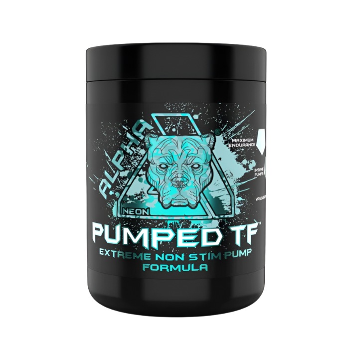 Alpha Neon Pumped TF – Stimulant-Free Pre-Workout,  380g 60 Servings