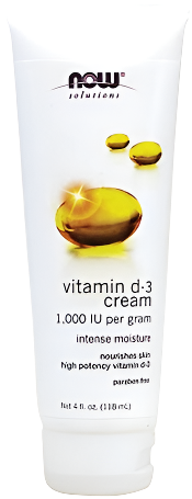 NOW Foods Vitamin D-3 Cream - 118 ml.