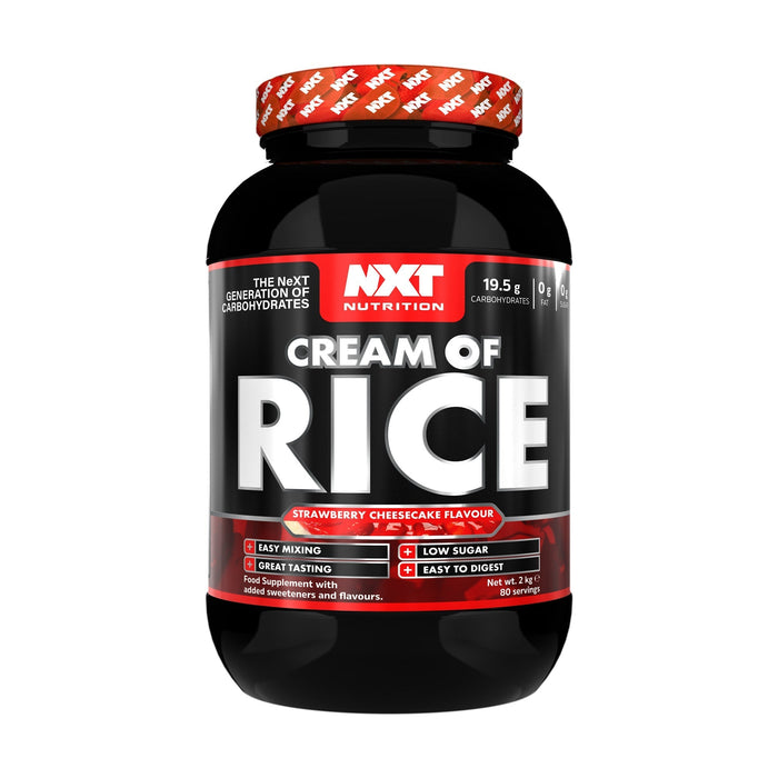 NXT Nutrition Cream of Rice - 2kg - Strawberry Cheesecake - Cream of Rice at MySupplementShop by Nxt Nutrition