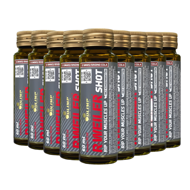 Olimp R-WEILER Shot | Liquid Pre-Workout | Energy & Performance Boost 9 x 60ml