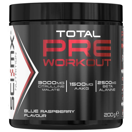 Sci-MX Total Pre-Workout 200g Blue Raspberry - Pre Workout at MySupplementShop by Sci-MX