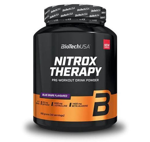 BioTechUSA Nitrox Therapy, Bluegrape (EAN 5999076253500) 680g - Sports Supplements at MySupplementShop by BioTechUSA