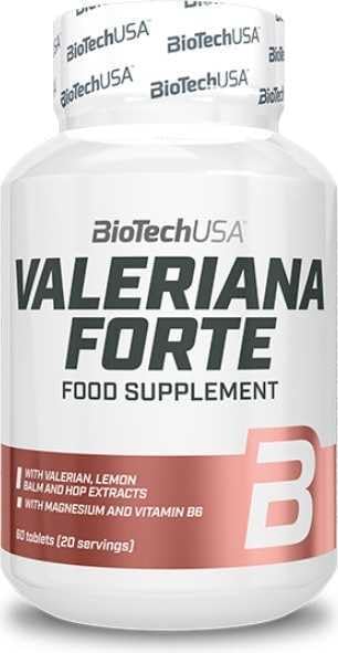 BioTechUSA Valeriana Forte 60 tablets - Valerian at MySupplementShop by BioTechUSA