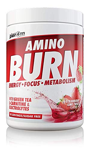 Per4m Amino Burn 240g - Strawberry Lime Twist - Sports Nutrition at MySupplementShop by PER4M Nutrition