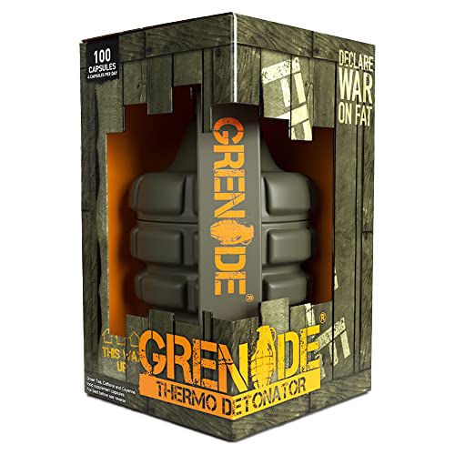 Grenade Thermo Detonator Gewichtsmanagement-Ergänzungsmittel, Dose mit 100 Kapseln