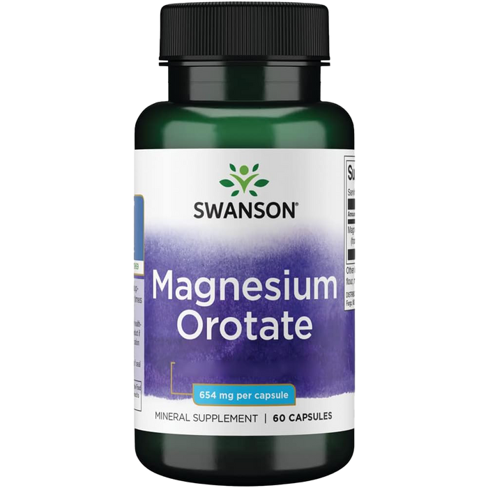 Swanson Magnesium Orotate 40mg 60 capsules