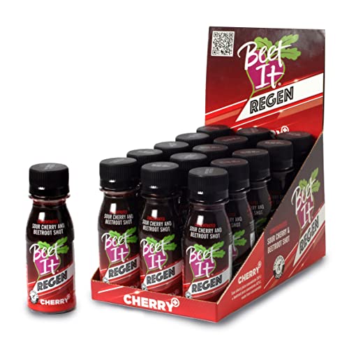 Beet It Regen Cherry+ Shot Boost Recovery (Pack of 15) - Beetroot Shot at MySupplementShop by Beet It