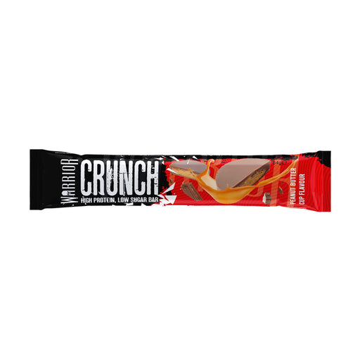 Warrior Crunch Bars 12x64g Peanut Butter Cup - Protein Bars at MySupplementShop by Warrior