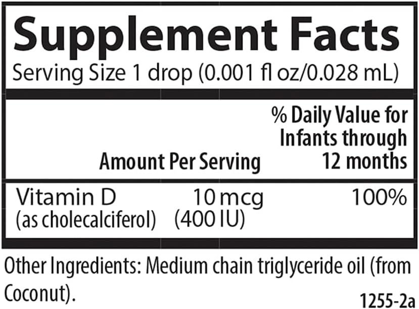 Carlson Labs Baby's Super Daily D3, 400 IU - 2.54ml 90 Drops - Sports Drink at MySupplementShop by Carlson Labs