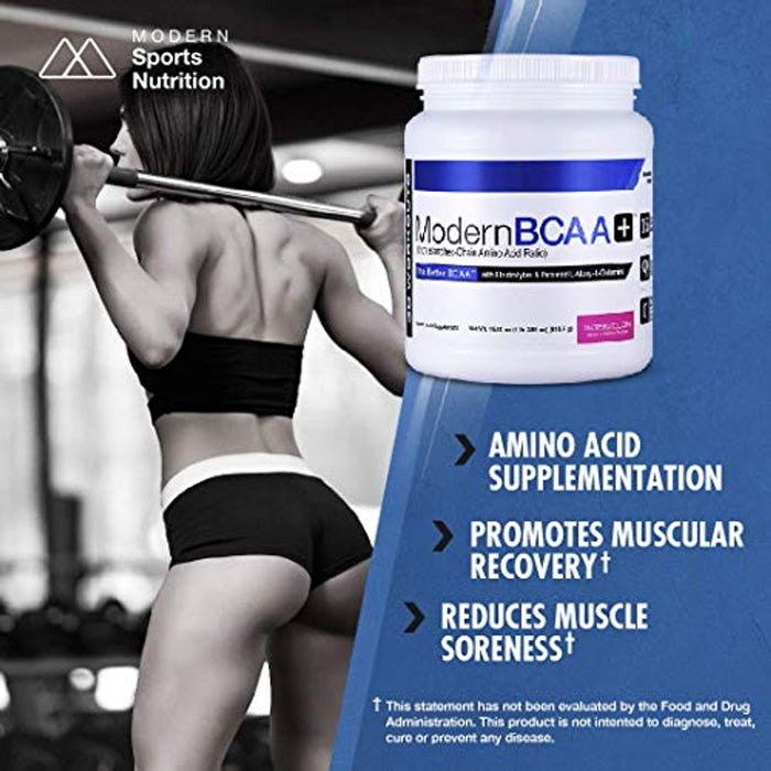 Modern Sports Nutrition BCAA+ Blue Raspberry 535g - Amino Acids and BCAAs at MySupplementShop by Modern Sports Nutrition