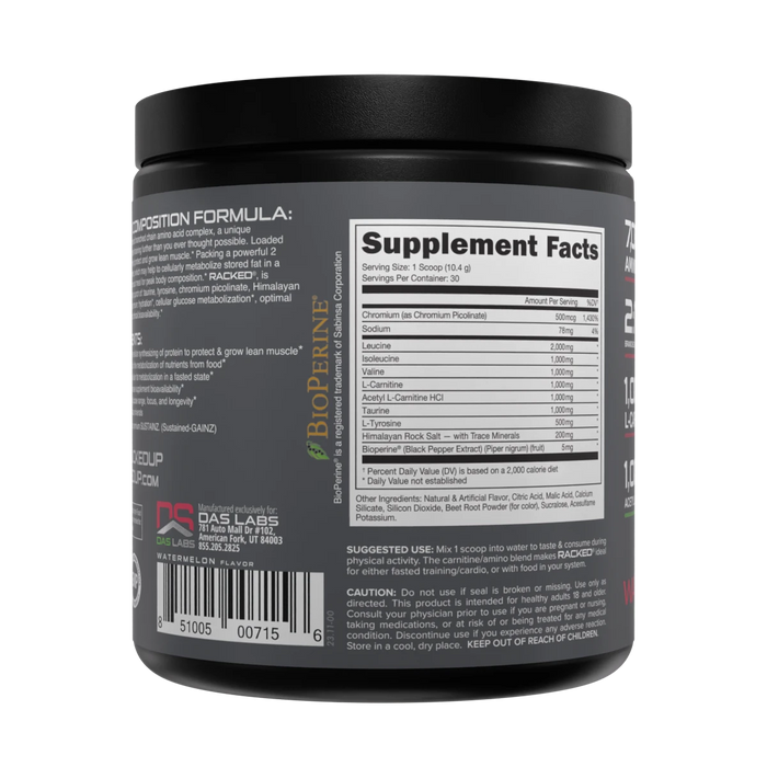 Bucked Up Racked 312g - BCAA Supplement at MySupplementShop by Bucked Up