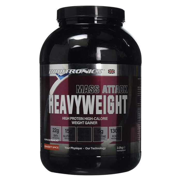 Boditronics Mass Attack Heavyweight 2kg - Protein Blends at MySupplementShop by Boditronics