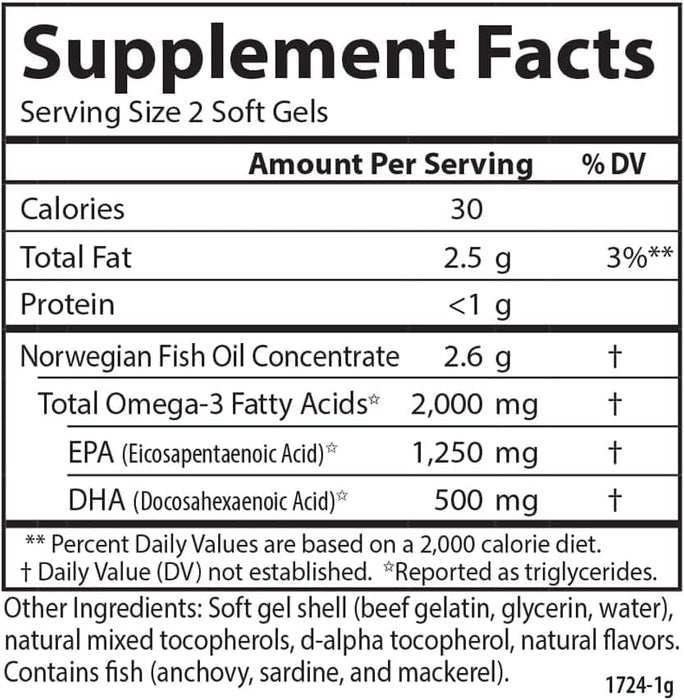 Carlson Labs Maximum Omega 2000 - 90 + 30 softgels - Omega-3 at MySupplementShop by Carlson Labs