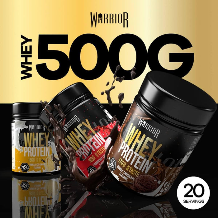 Whey Protein, Vanilla Ice Cream - 500g - Protein at MySupplementShop by Warrior